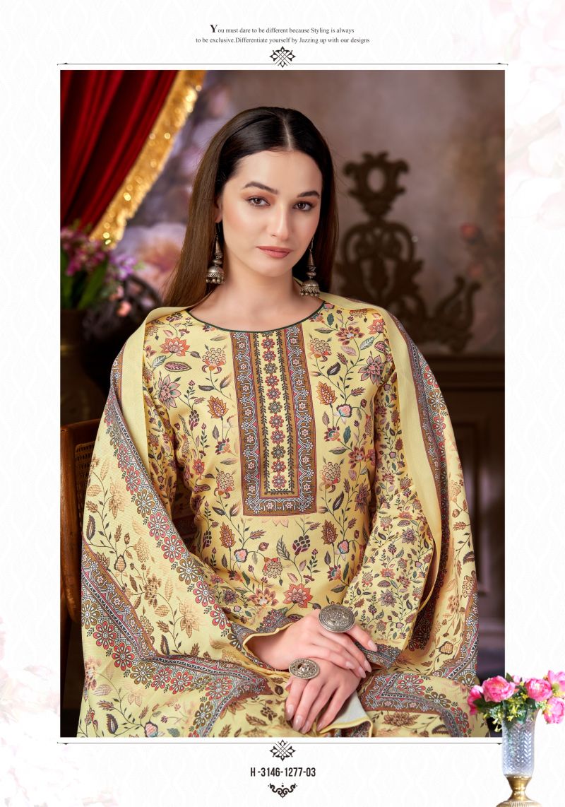 Winter Aura By Alok Viscose Pashmina Dress Material 